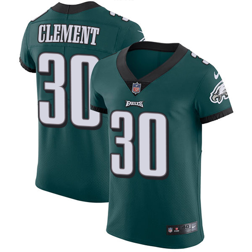 Nike Eagles #30 Corey Clement Midnight Green Team Color Men's Stitched NFL Vapor Untouchable Elite Jersey